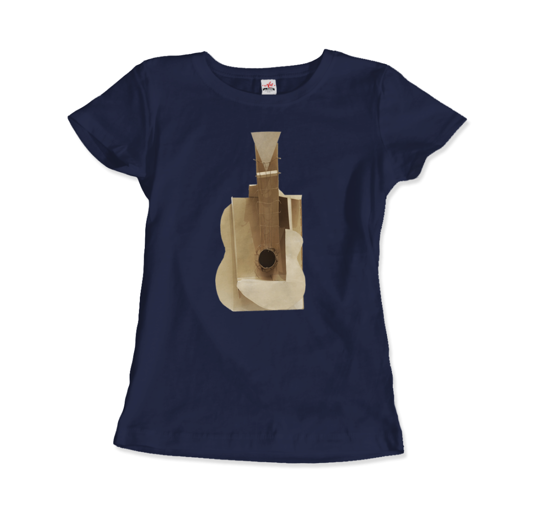 Pablo Picasso Guitar Sculpture 1912 artwork t-shirt by Art-O-Rama Shop