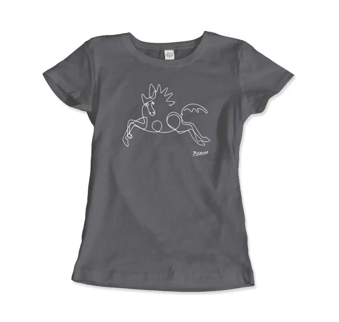Pablo Picasso Horse Line art t-shirt by Art-O-Rama Shop