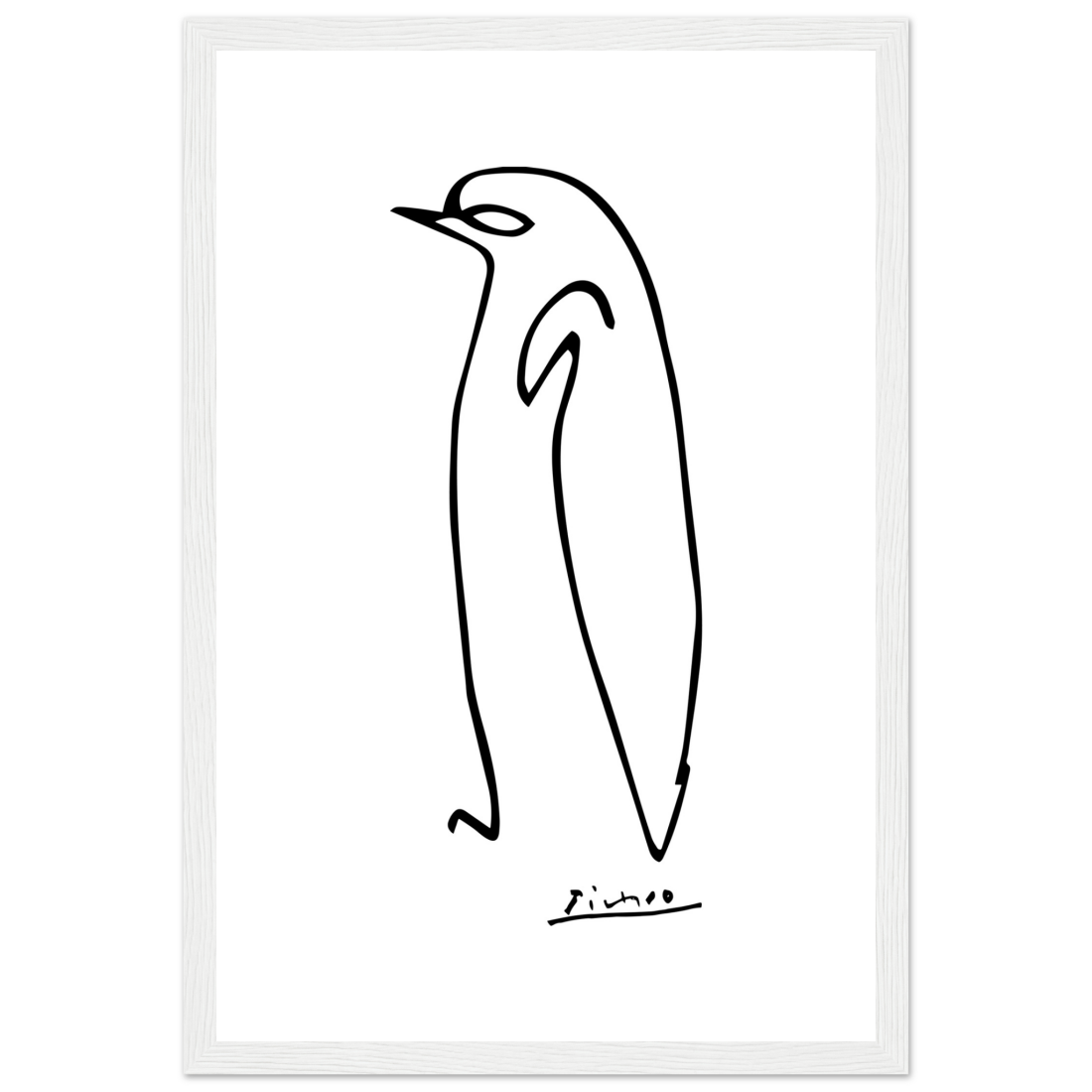 Pablo Picasso Penguin Line artwork poster by Art-O-Rama Shop