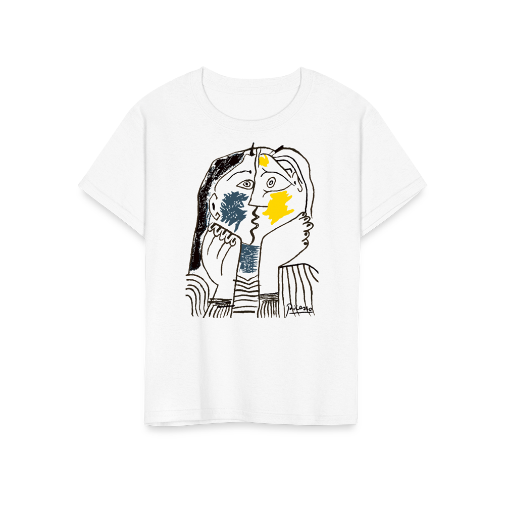 Pablo Picasso the Kiss 1979 artwork t-shirt by Art-O-Rama Shop