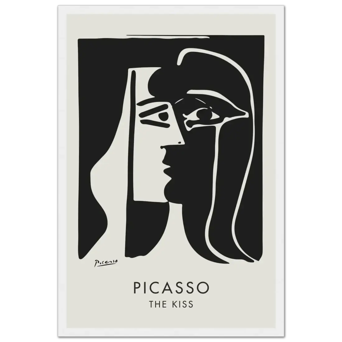 Pablo Picasso the Kiss artwork poster by Art-O-Rama Shop