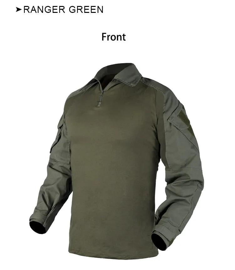 Ghillie Suit Combat G3 Tactical Shirt Hunting Airsoft Clothes Military Camouflage Multicam Black 3101 by Vimost Shop