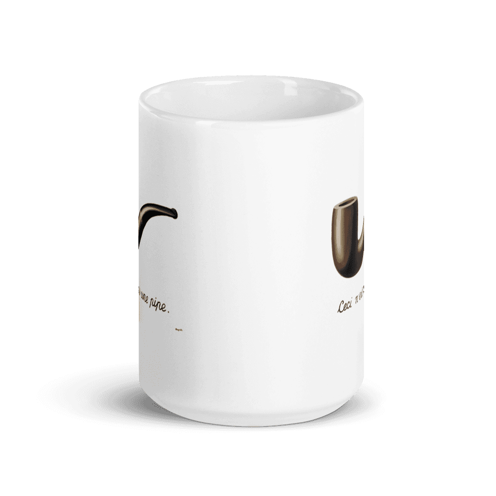 Rene Magritte This Is Not A Pipe, 1929 Artwork Mug by Art-O-Rama Shop