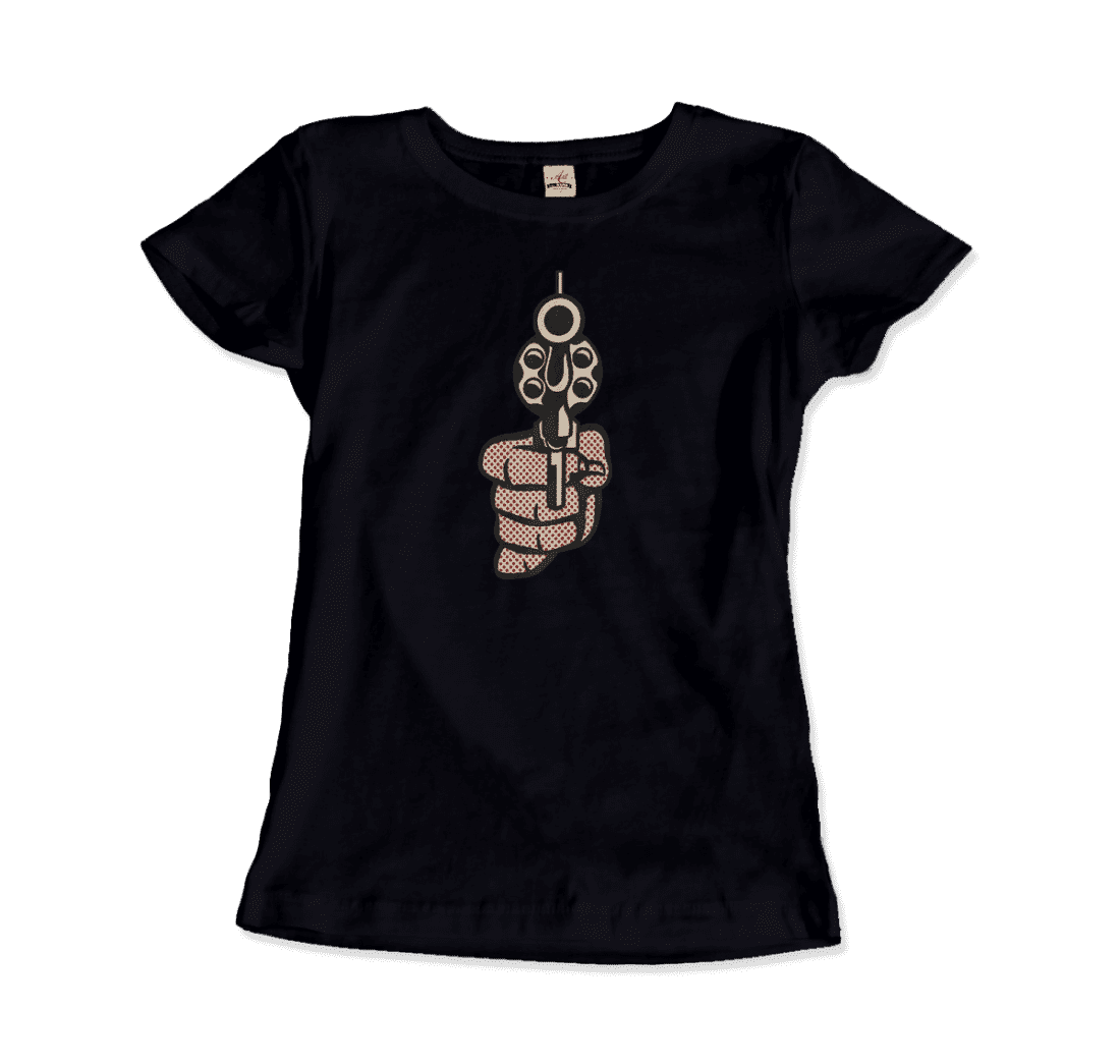 Roy Fox Lichtenstein, Pistol 1964 artwork t-shirt by Art-O-Rama Shop