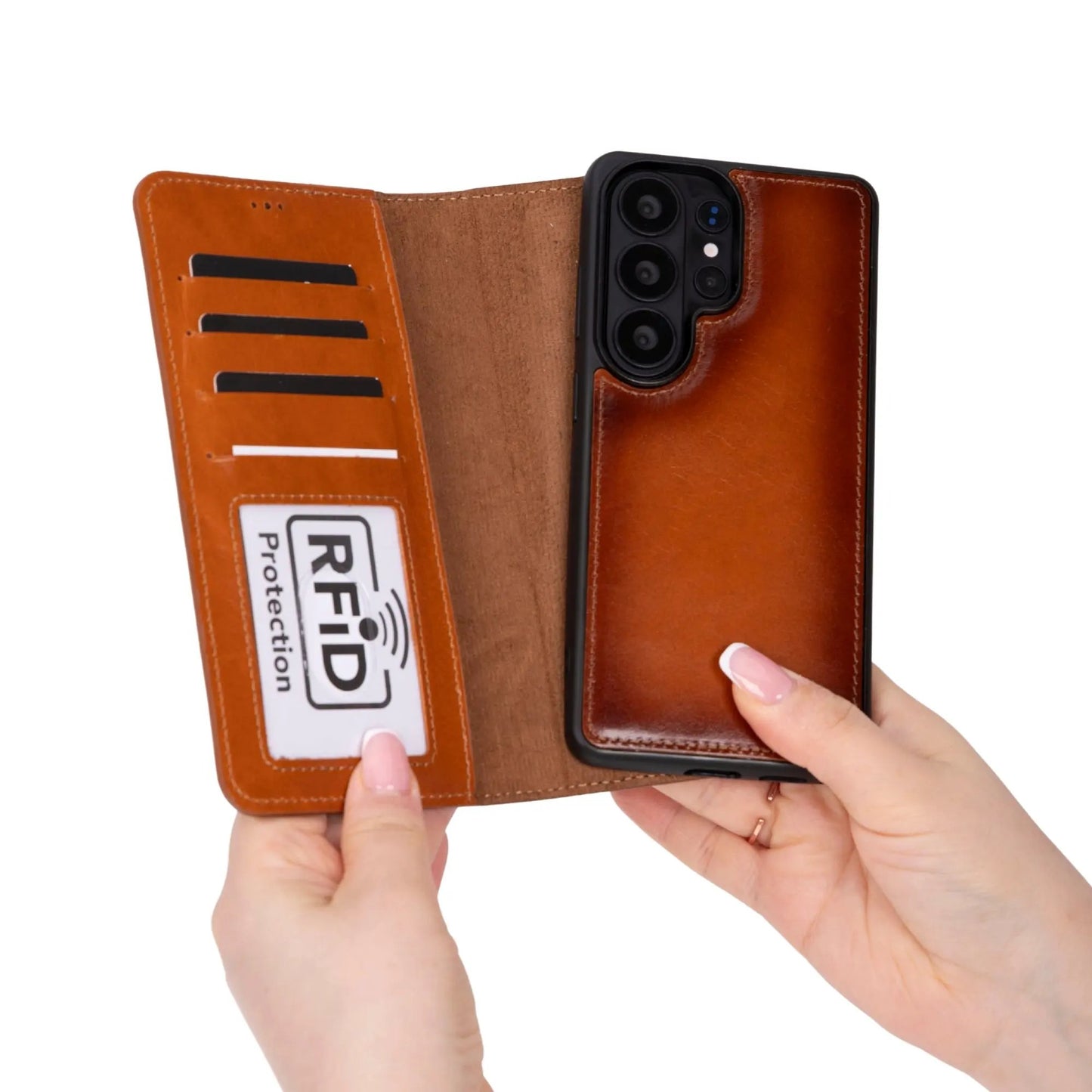 Buffalo Samsung Galaxy S26 Plus Leather Wallet Case by TORONATA