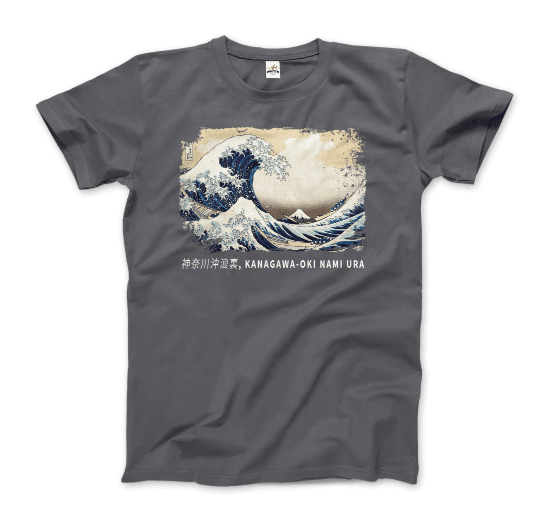 Hokusai the Great Wave off Kanagawa artwork t-shirt by Art-O-Rama Shop
