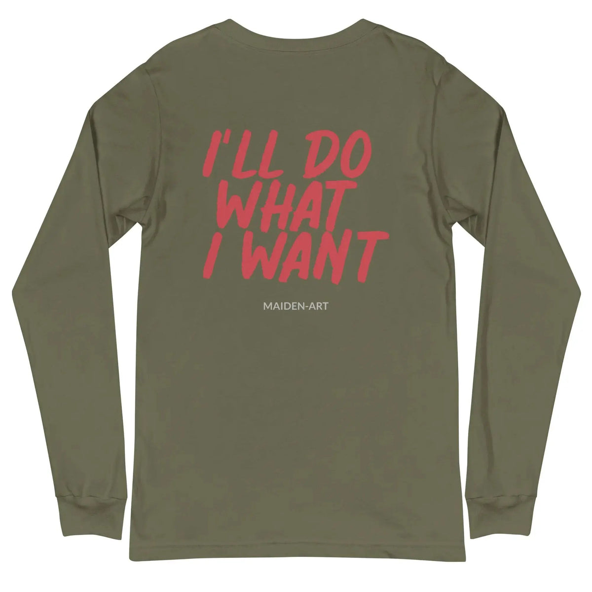 Rebel Girl Unisex Long Sleeve Tee with EMBROIDERY by Maiden-Art