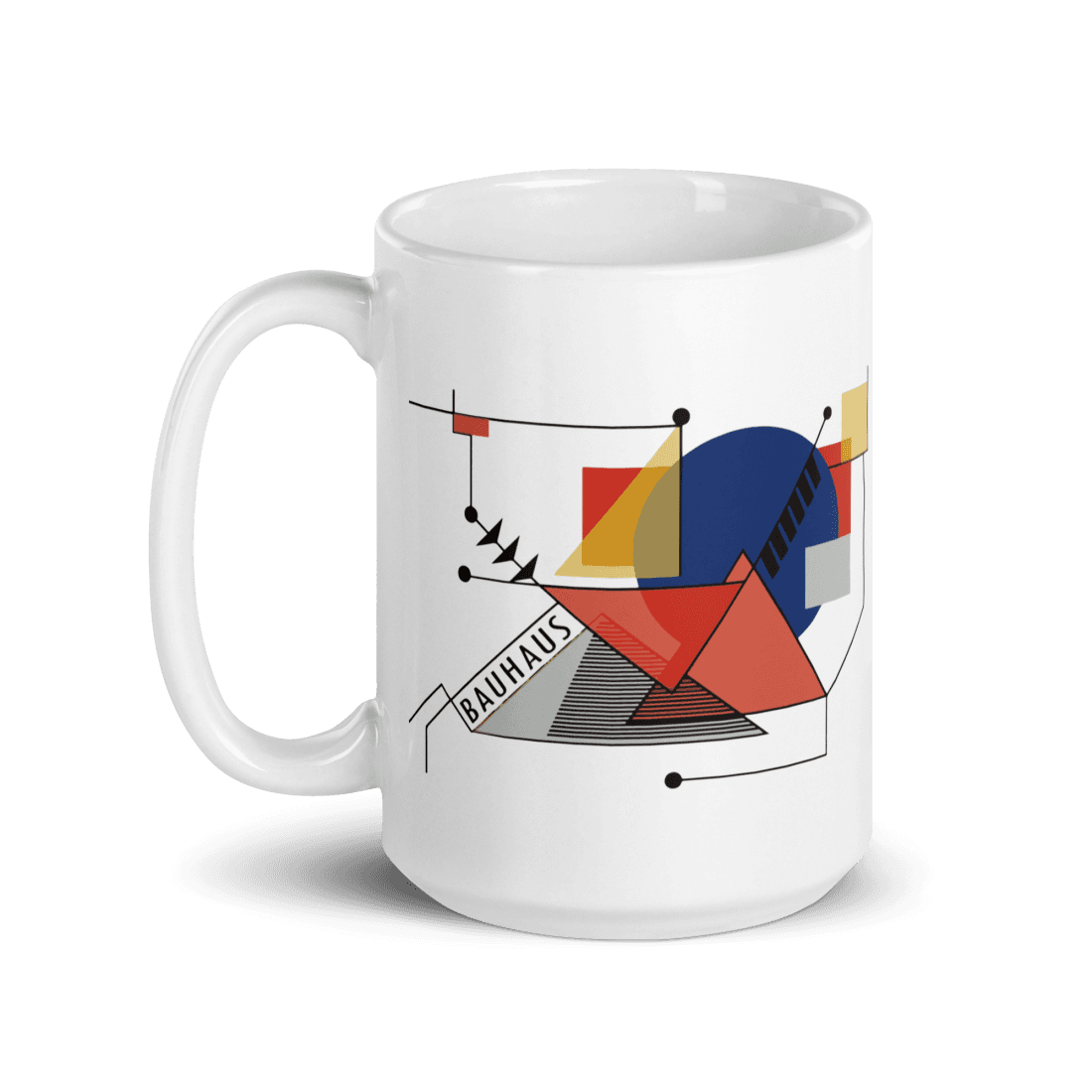 Walter Gropius Bauhaus Geometry Artwork Mug by Art-O-Rama Shop