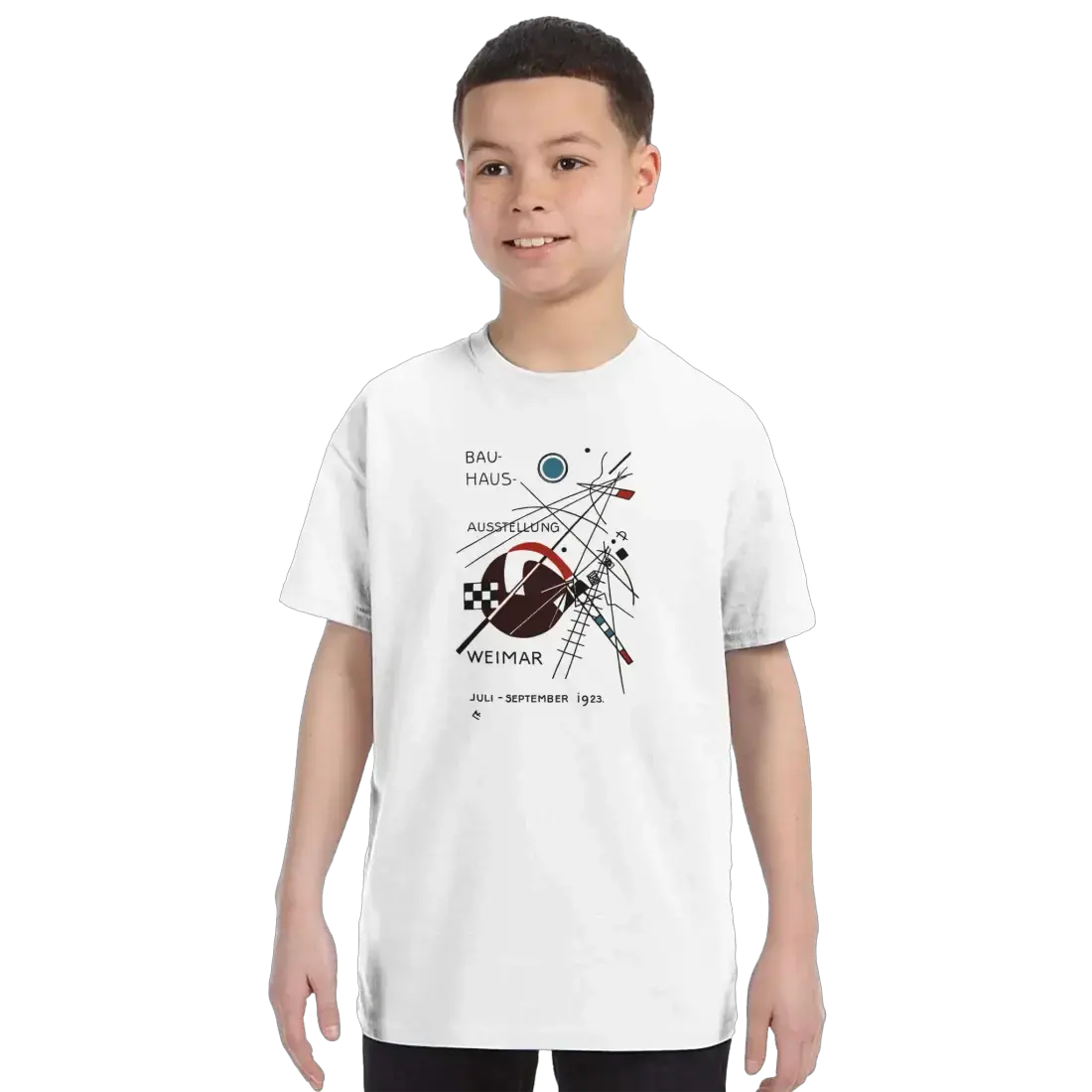 Wassily Kandinsky Bauhaus Exhibition artwork t-shirt by Art-O-Rama Shop