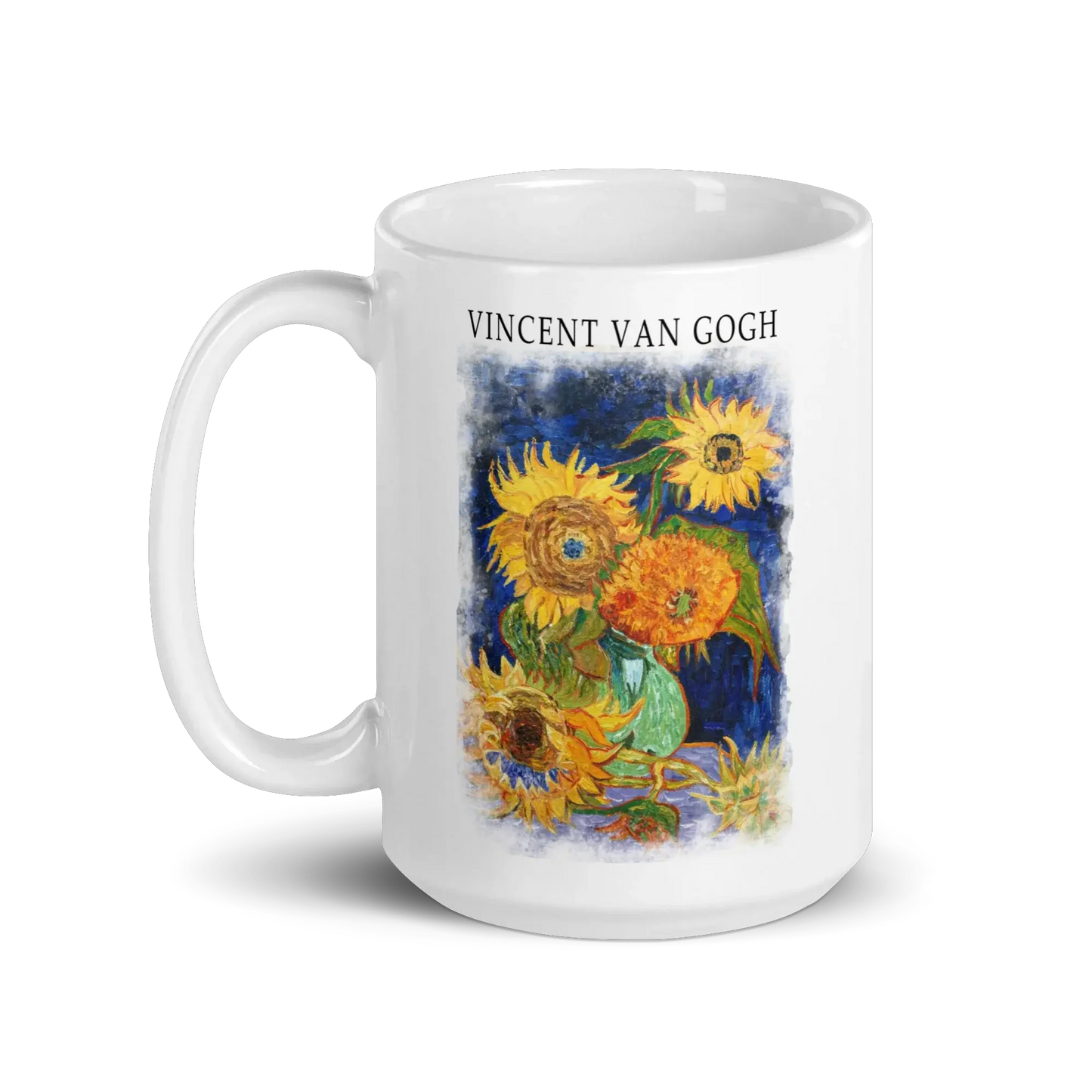 Van Gogh Five Sunflowers 1888, artwork mug by Art-O-Rama Shop