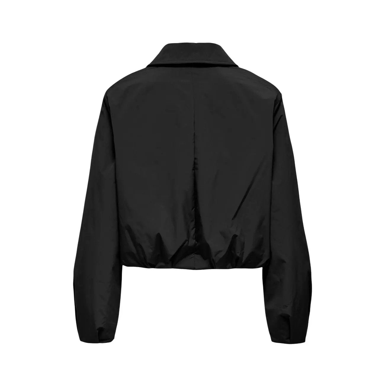 Stylish Only Women Black Zip Front Blazer Classic Collar Long Sleeve Jacket by Only