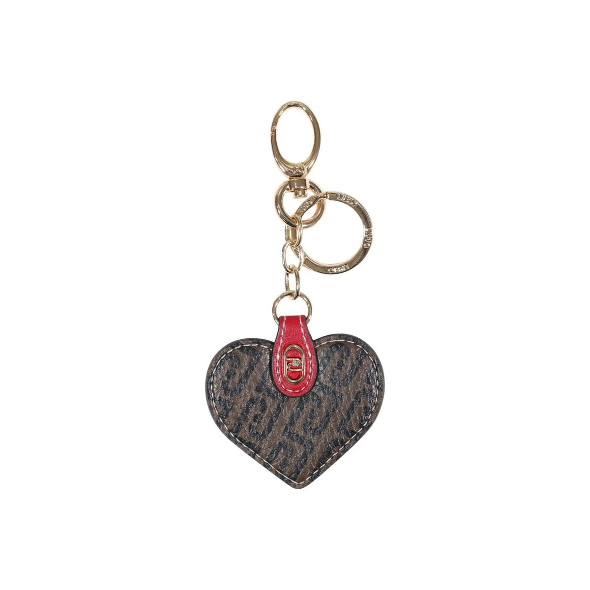 Liu Jo Women Chic Red Heart Faux Leather Keyring With Zip Pocket Storage by Liu Jo