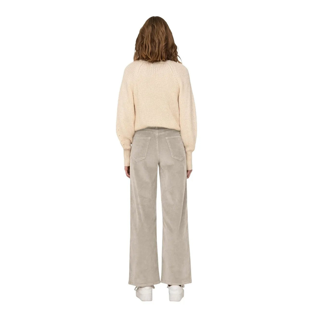 Only Women Premium Cotton Trousers Featuring Zip Closure Pocket by Only