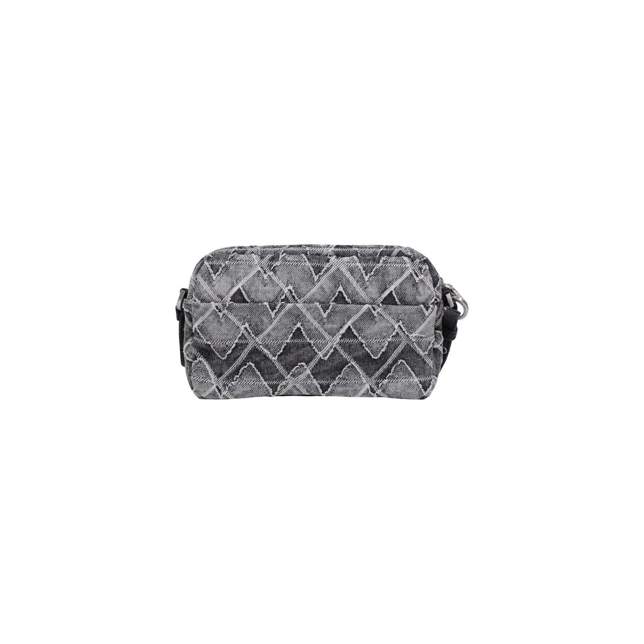 Desigual Women Blue Denim Shoulder Bag Zipper Cotton Pockets Stylish by Desigual