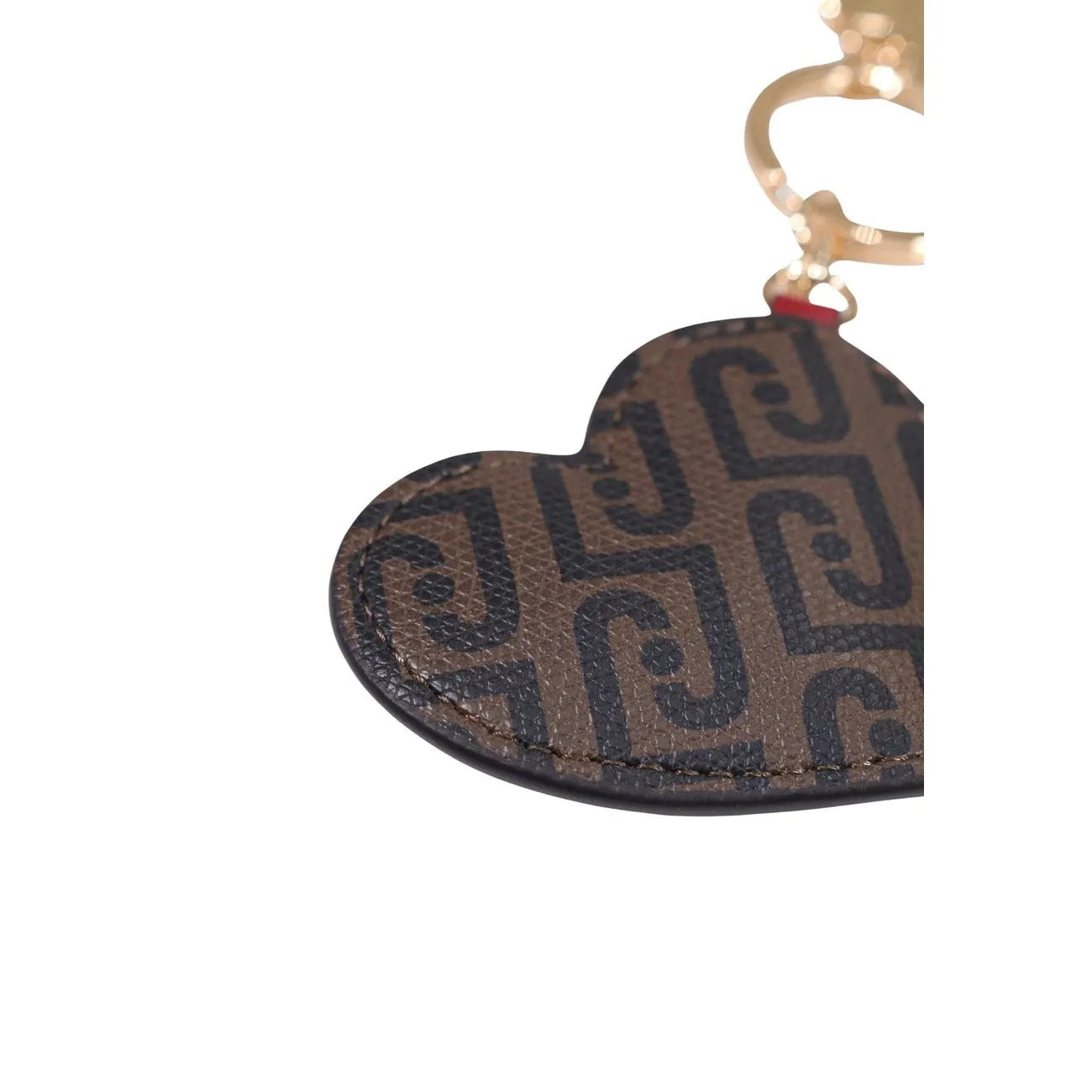 Liu Jo Women Chic Red Heart Faux Leather Keyring With Zip Pocket Storage by Liu Jo