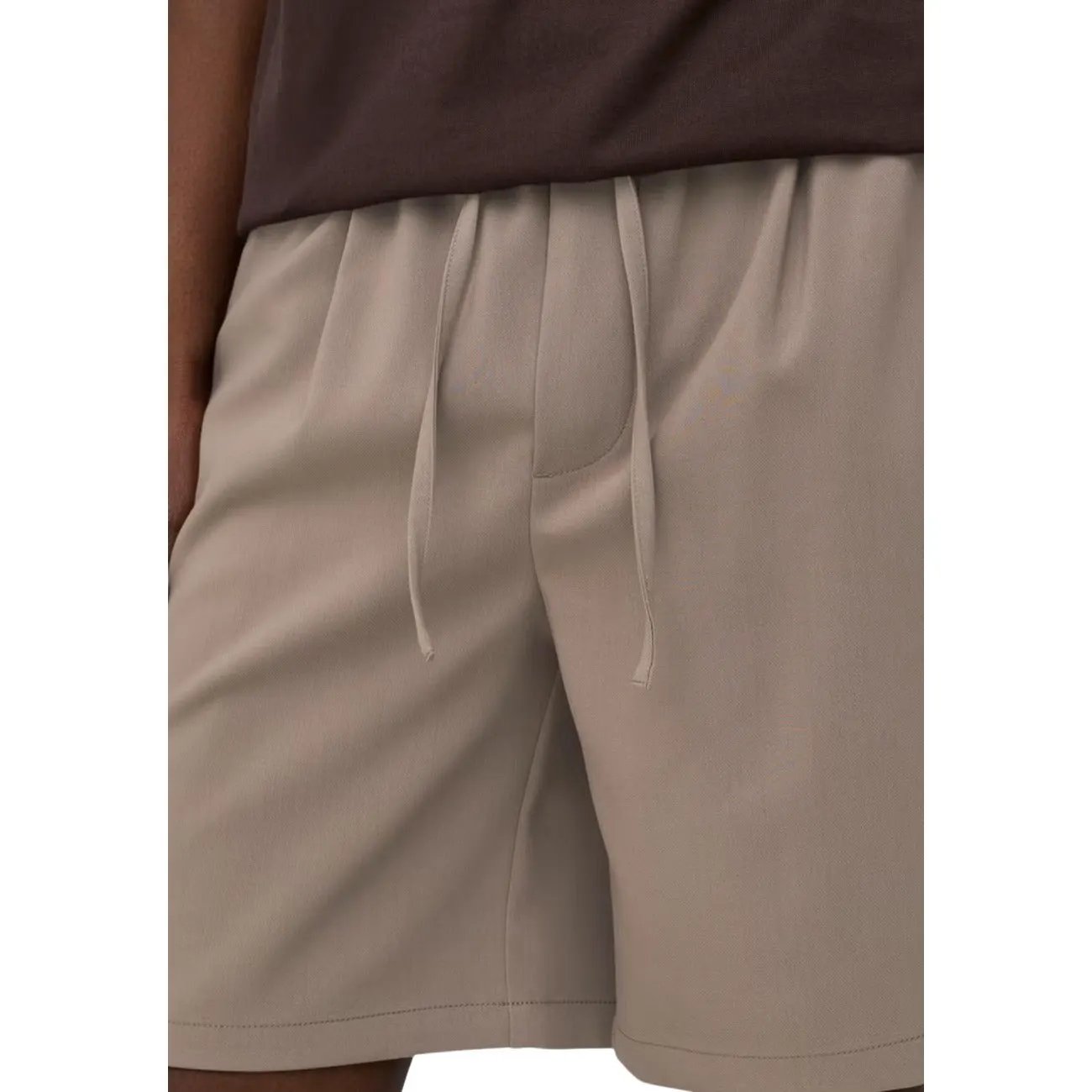 Only and Sons Men's Grey Comfort Stretch Shorts With Side Pockets by Only & Sons