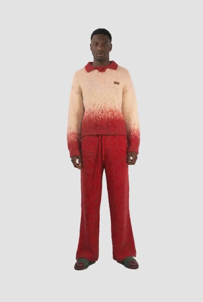 Fade Knit Polo Sweater by Hideout