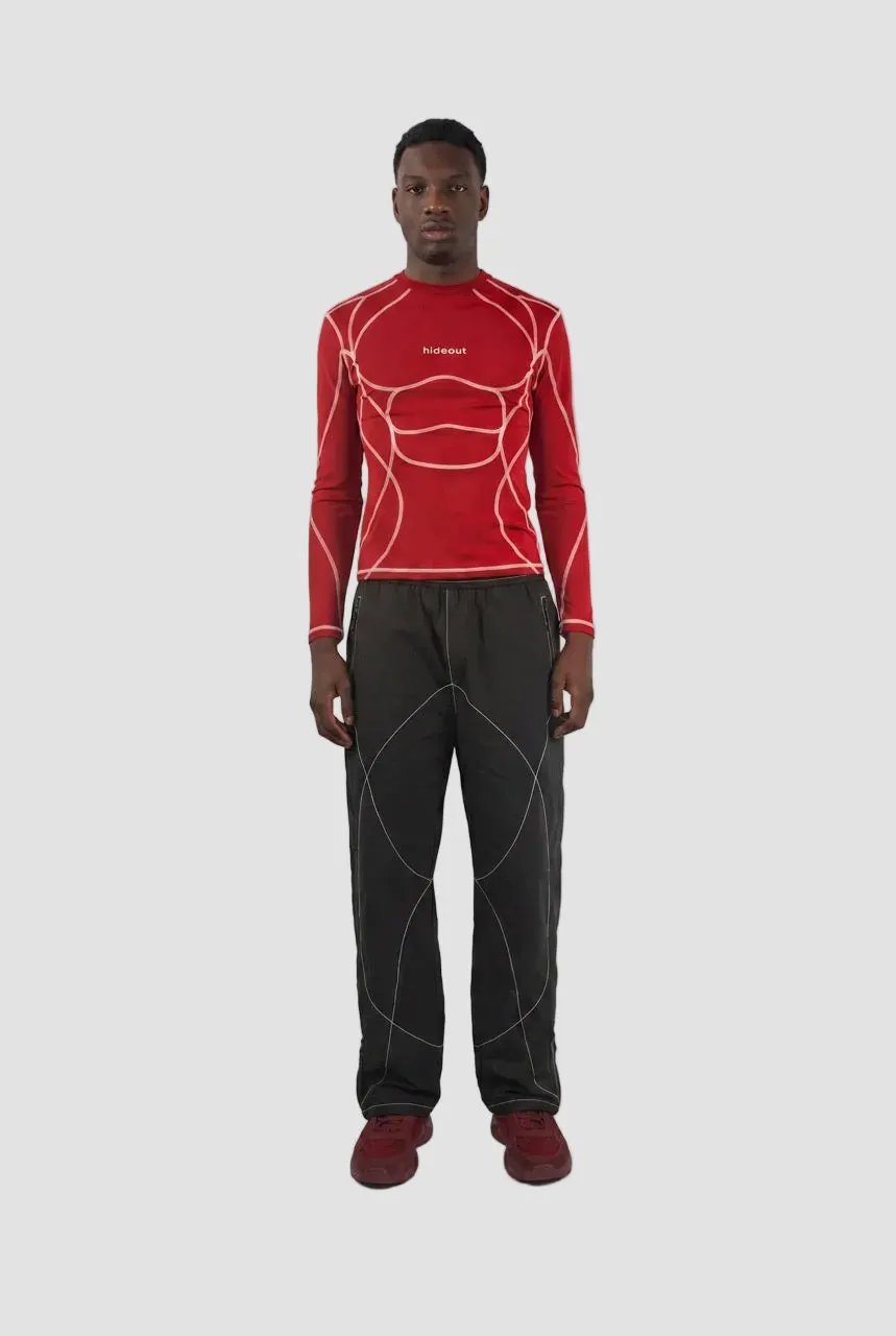 Orbit Stitch Long-sleeve Performance Fitted Top by Hideout
