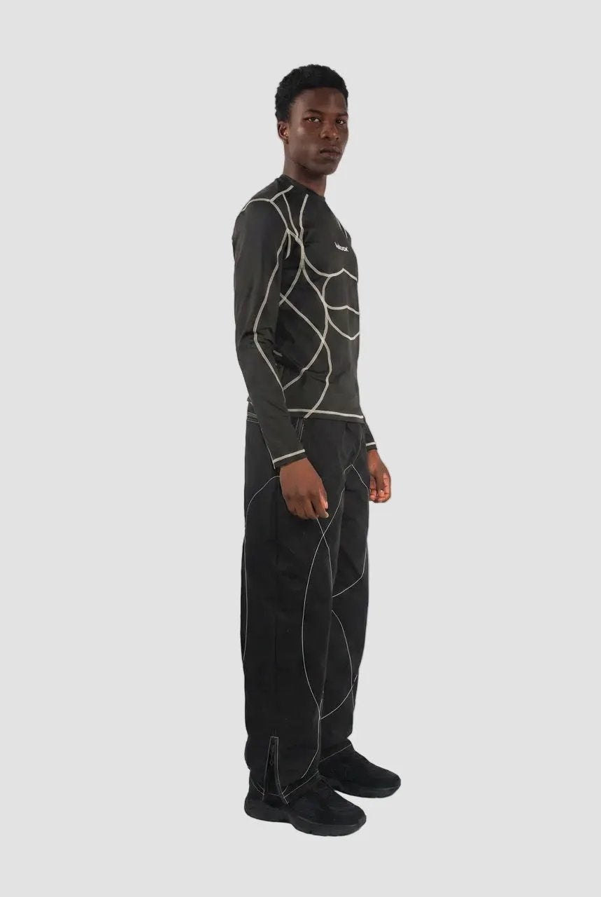Orbit Stitch Long-sleeve Performance Fitted Top by Hideout