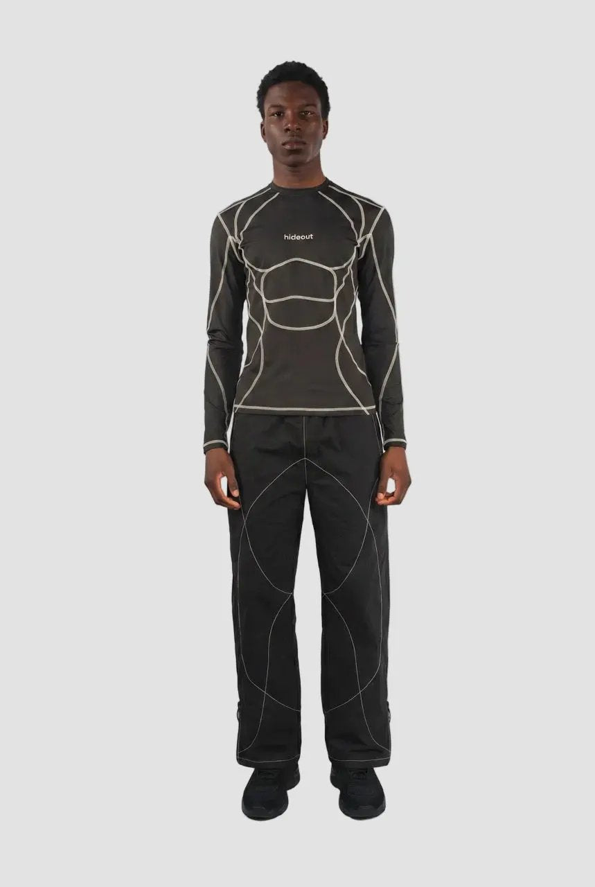 Orbit Stitch Long-sleeve Performance Fitted Top by Hideout