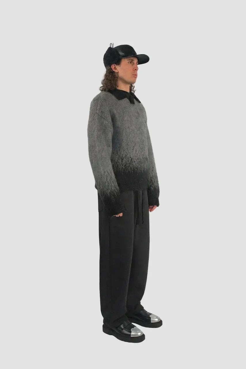 Fade Knit Polo Sweater by Hideout