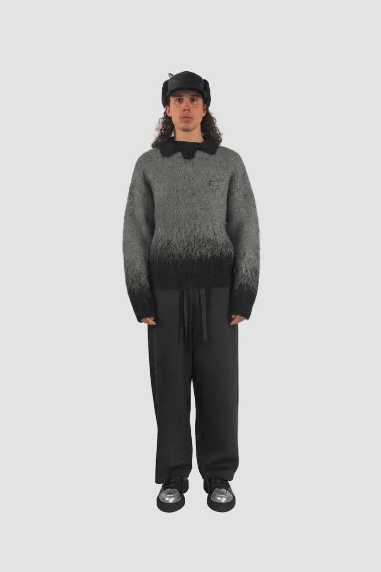 Fade Knit Polo Sweater by Hideout