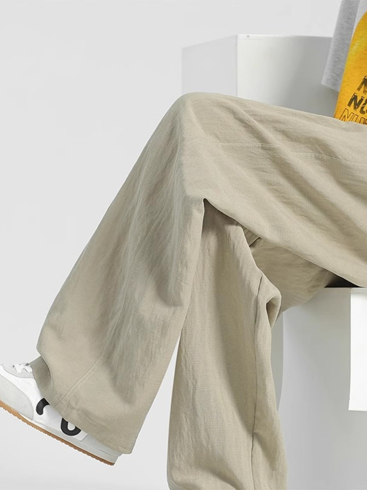 Men's Plus Size Casual Loose Fit Pants by Partner Label