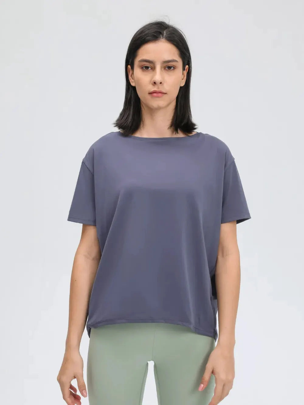 Millennia Round Neck Short Sleeve Active T-Shirt by Millennia