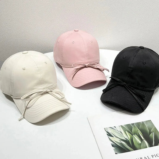 Bow Solid Color Baseball Cap by Partner Label