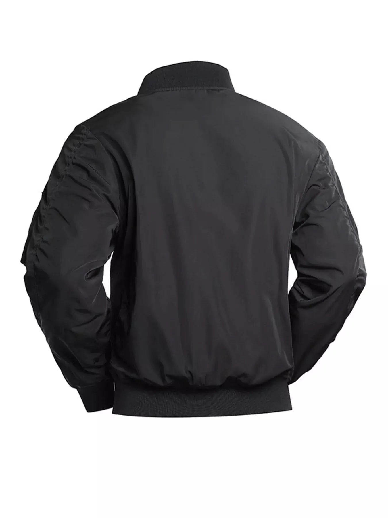 Men's Plus Size Zip Up Long Sleeve Jacket by Partner Label