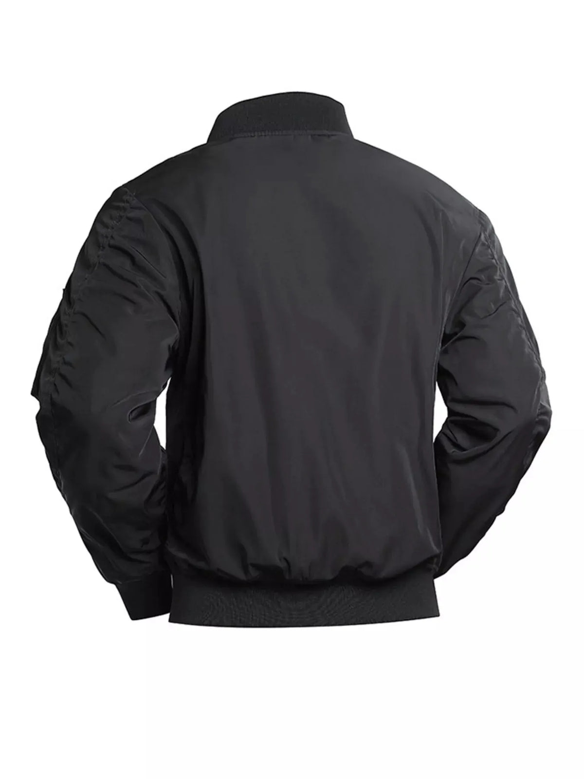 Men's Plus Size Zip Up Long Sleeve Jacket by Partner Label