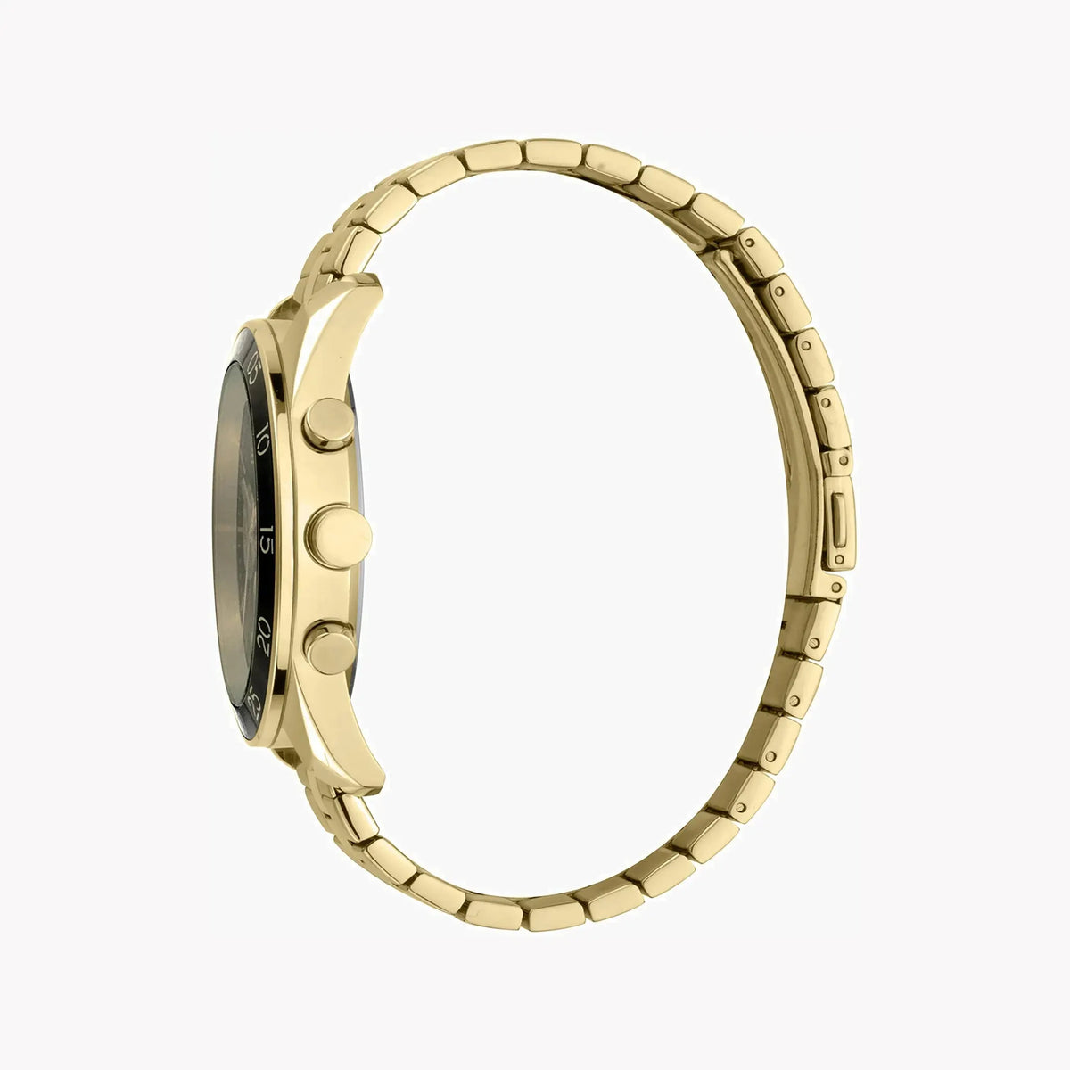 Esprit Men's Gold Stainless Steel Watch, Black Dial | Es1g113m0015 by ESPRIT