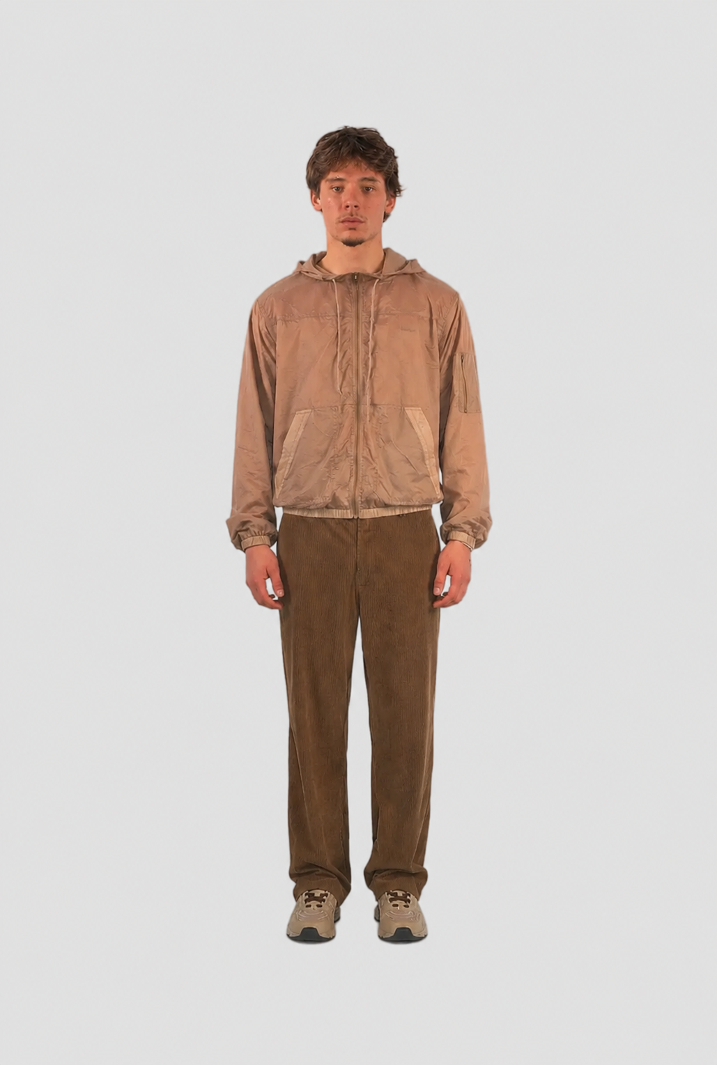 Lightweight Waterproof Windbreaker Utility Jacket by Hideout