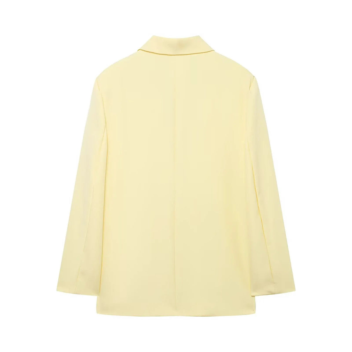Women's Jacket Pastel Yellow Oversized Blazer BYMANYC ® New York WALL STREET LEMON SINGLE-BREASTED - New Collection by BYMANYC ® New York