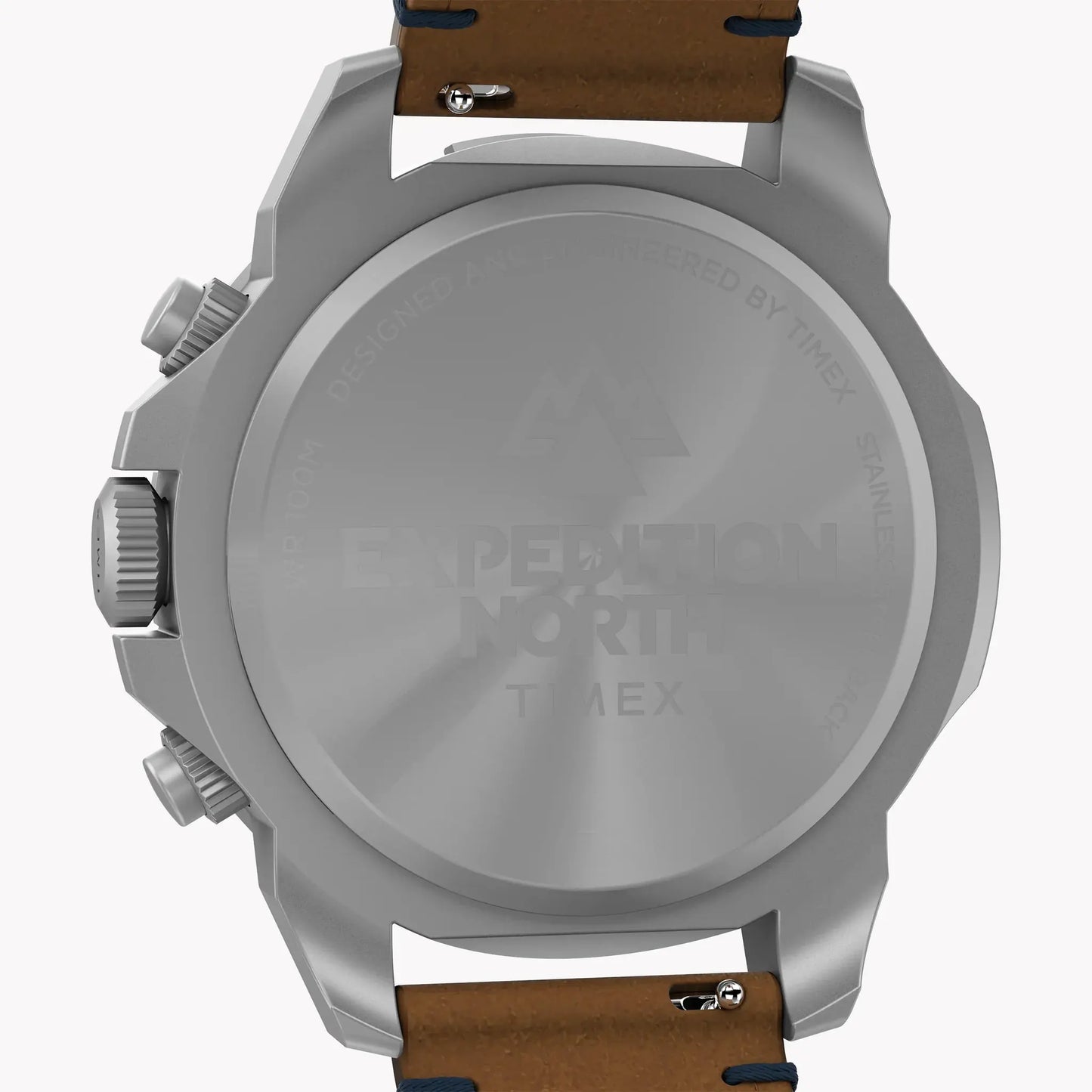 Timex Men's Eco-Friendly Tan Leather Watch, Silver Case | Tw2u20200 by TIMEX