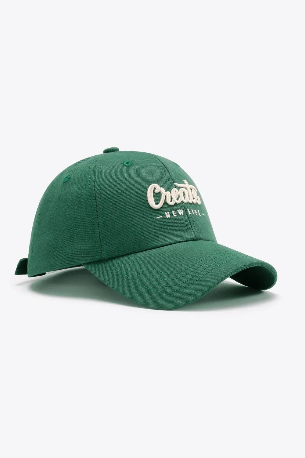 CREATE NEW LIFE Adjustable Cotton Baseball Cap by Partner Label