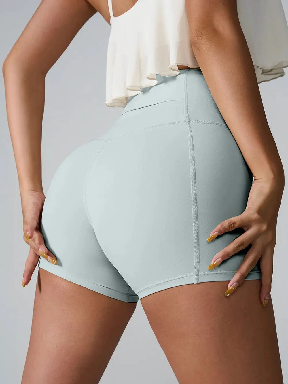 High Waist Active Shorts by Partner Label