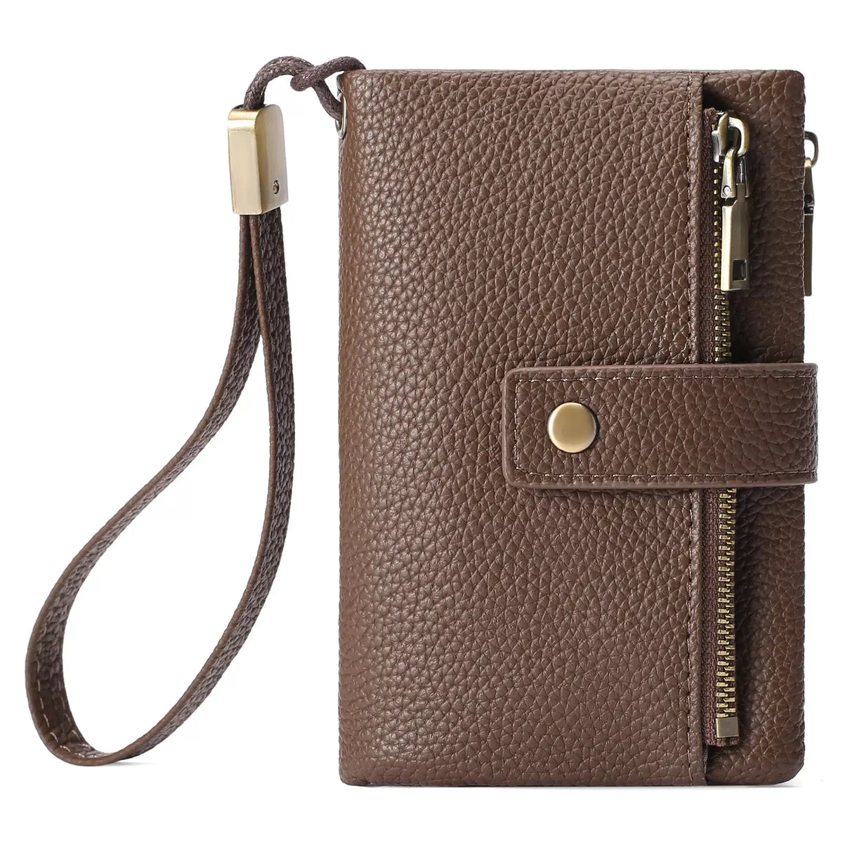 Solid Color Leather Wallet by Partner Label