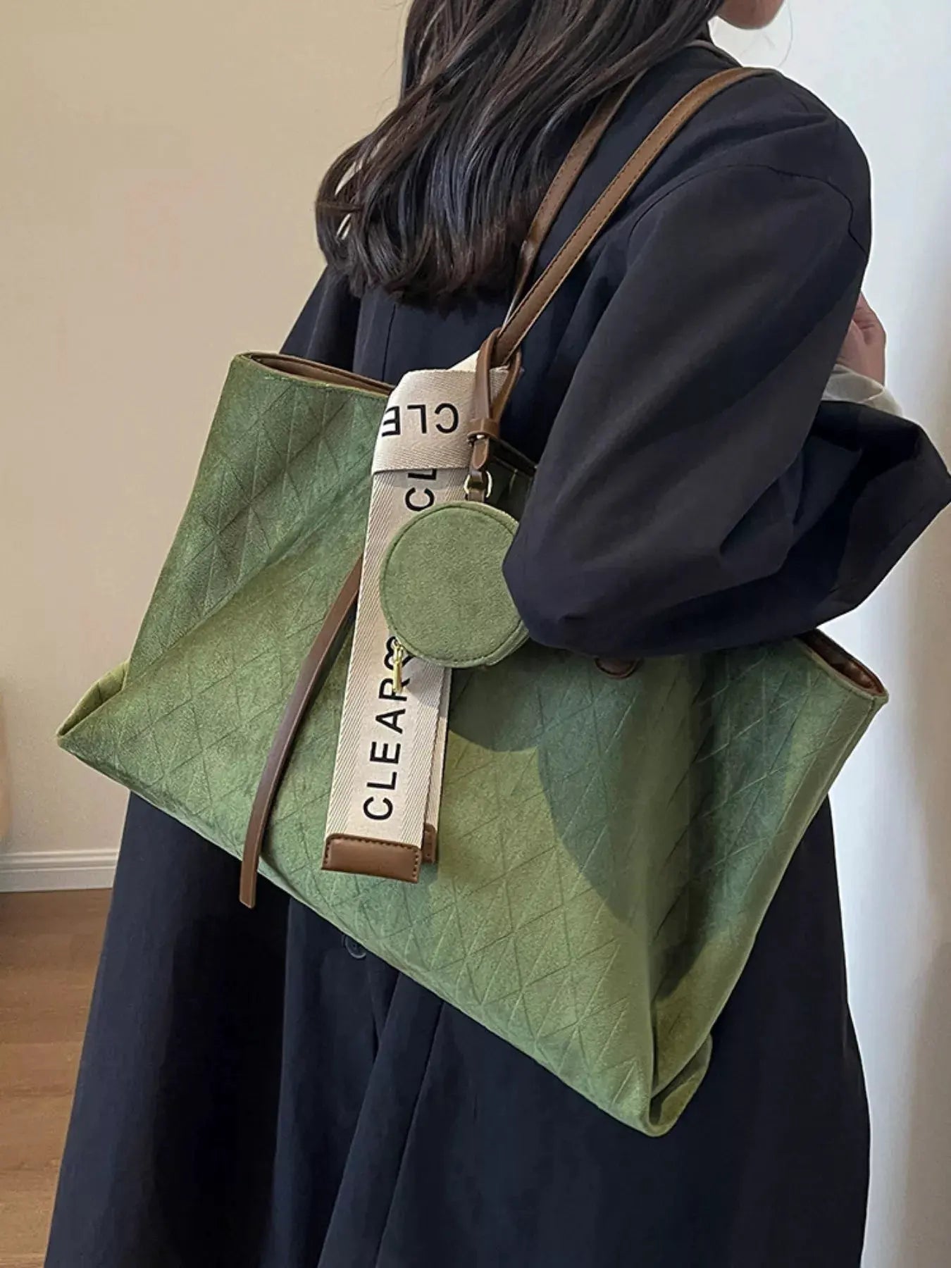 Large Capacity Tote Bag with Coin Purse by Partner Label