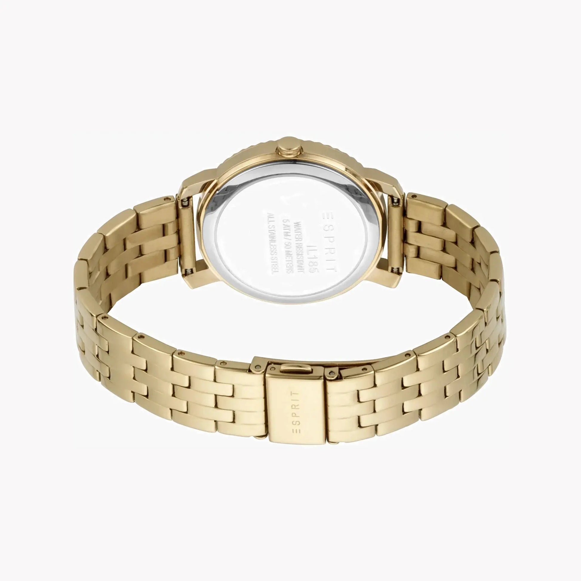 Esprit Women's Gold Watch, Champagne Dial | ES1L185M0065 by ESPRIT