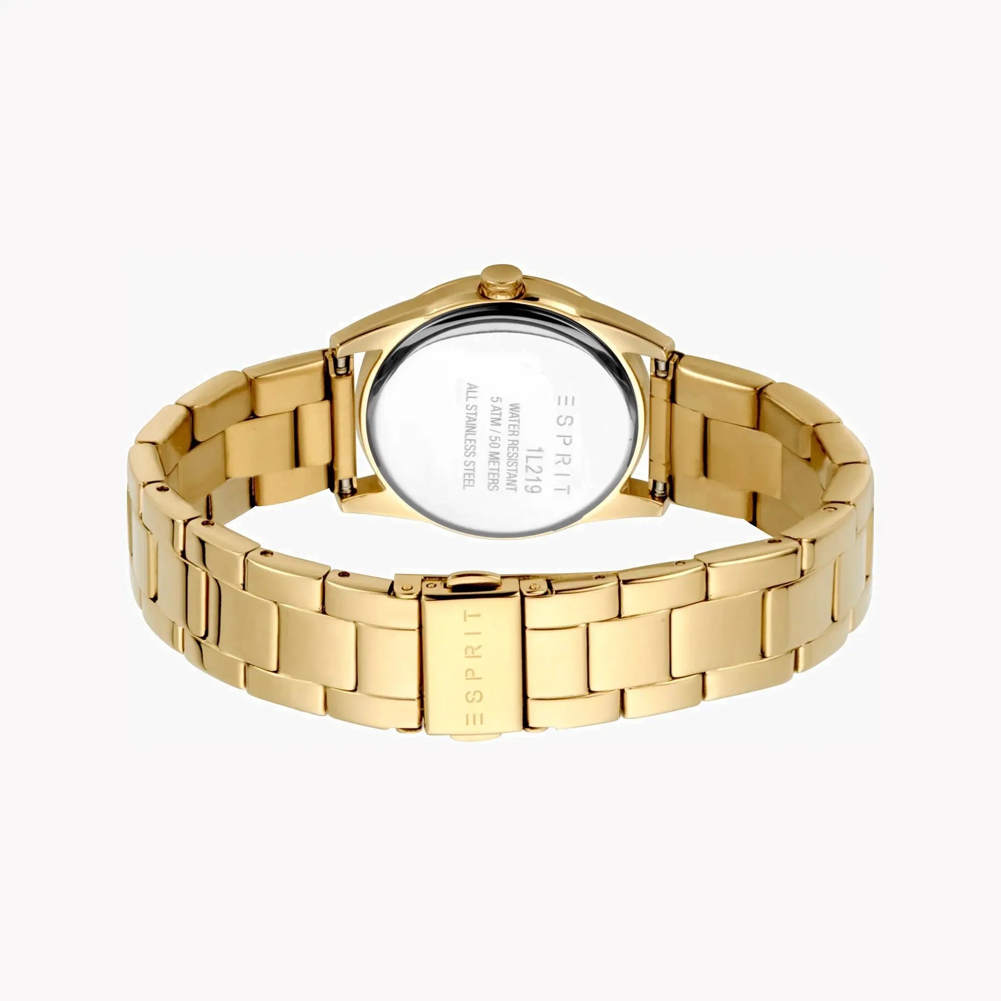 Esprit Women's Gold Stainless Steel Watch, Champagne Dial | Es1l069m0035 by ESPRIT