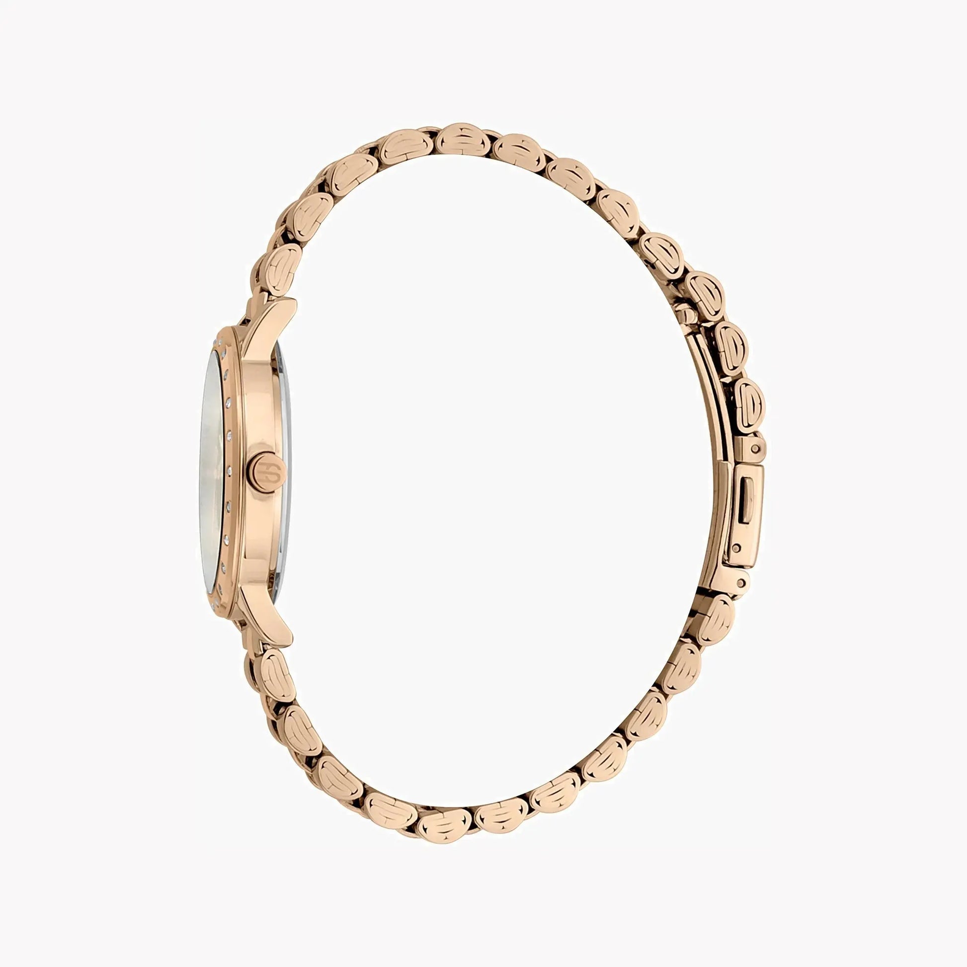 Esprit Women's Rose Gold Watch, Silver Dial | Es1l196m0075 by ESPRIT