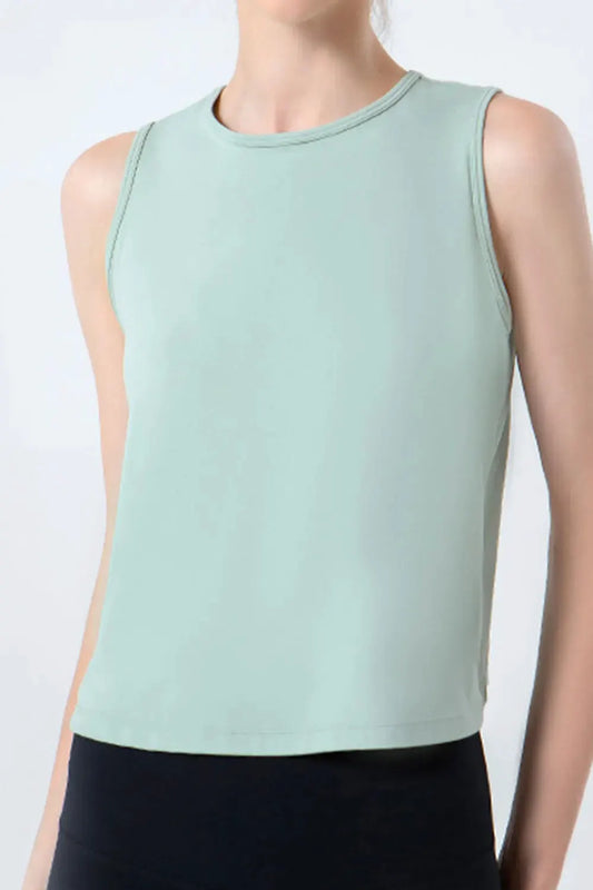 Round Neck Active Tank by Partner Label