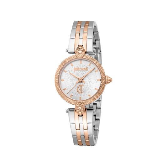 Just Cavalli Women's Two-Tone Watch, Silver Dial | Jc1l330m0085 by JUST CAVALLI