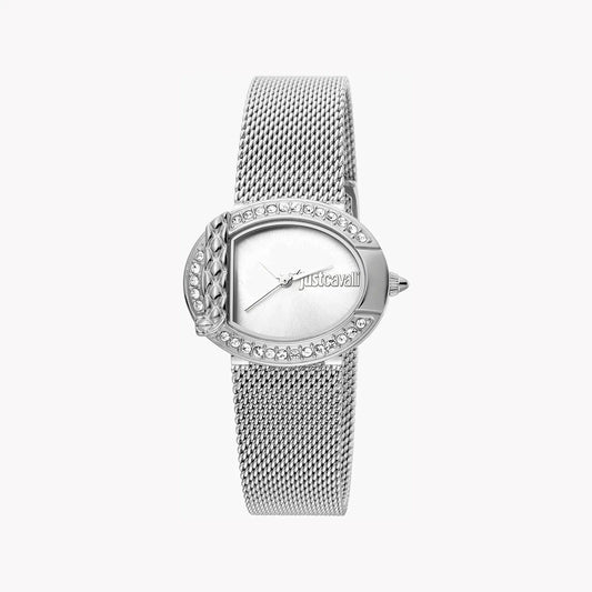 Just Cavalli Women's Silver Watch, Elegant Design | Jc1l110m0065 by JUST CAVALLI