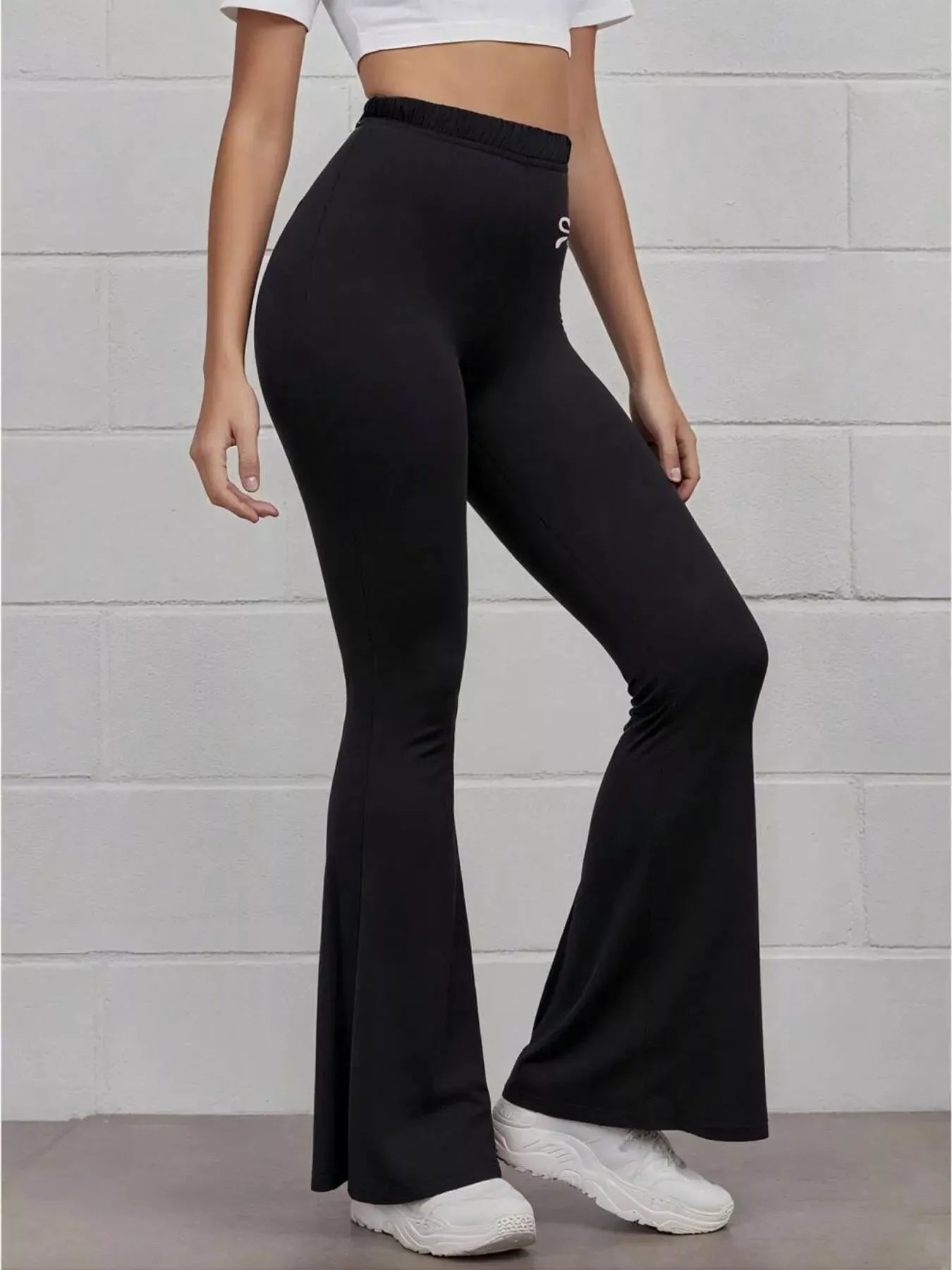 High Waist Active Pants by Trendsi