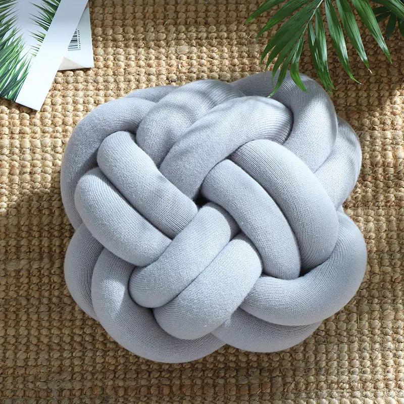 Sofa Pillow Office Nap Craft Pillow Knot Throw Pillow by Maiden-Art