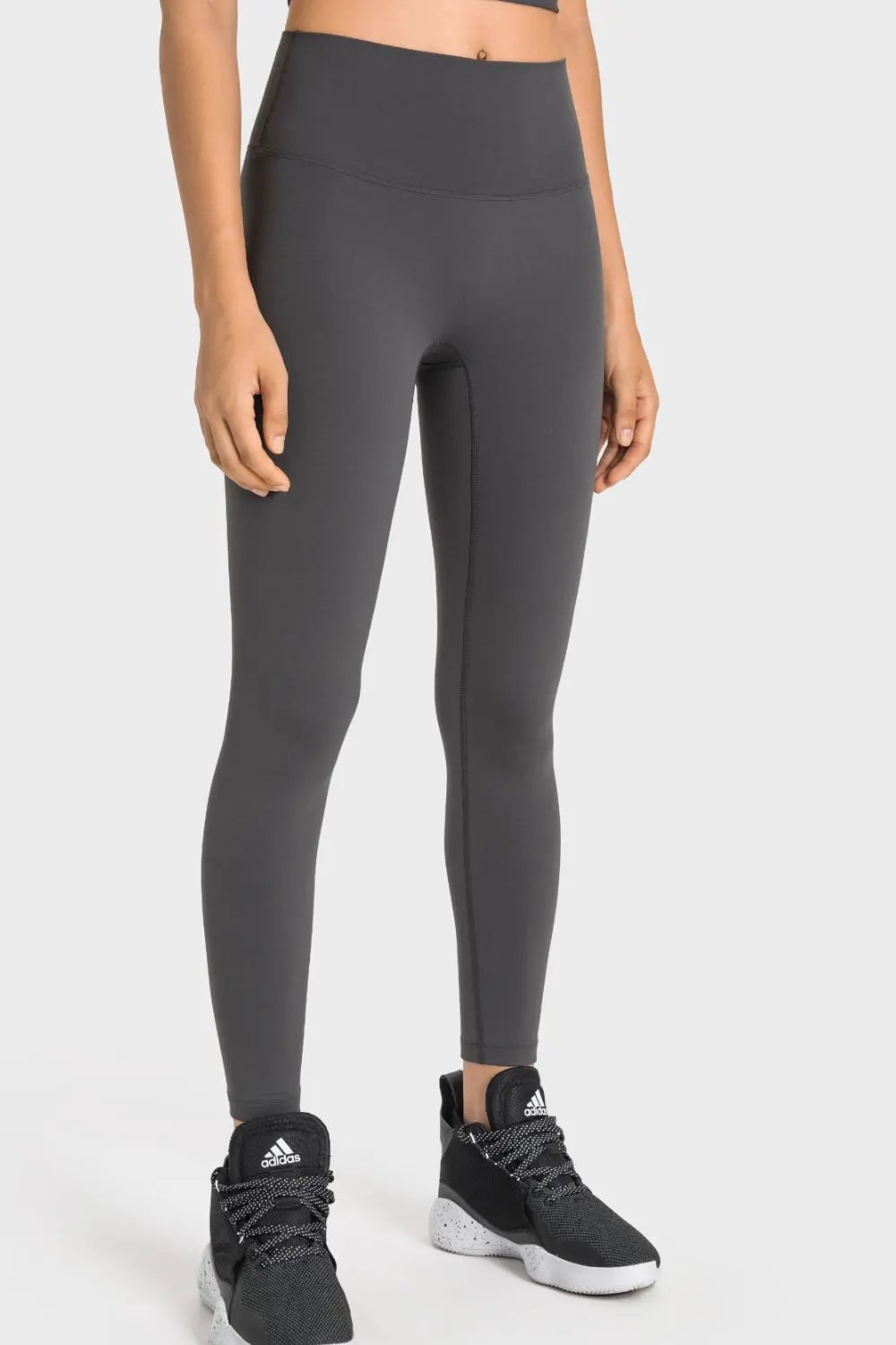 Millennia High-Rise Wide Waistband Yoga Leggings by Millennia