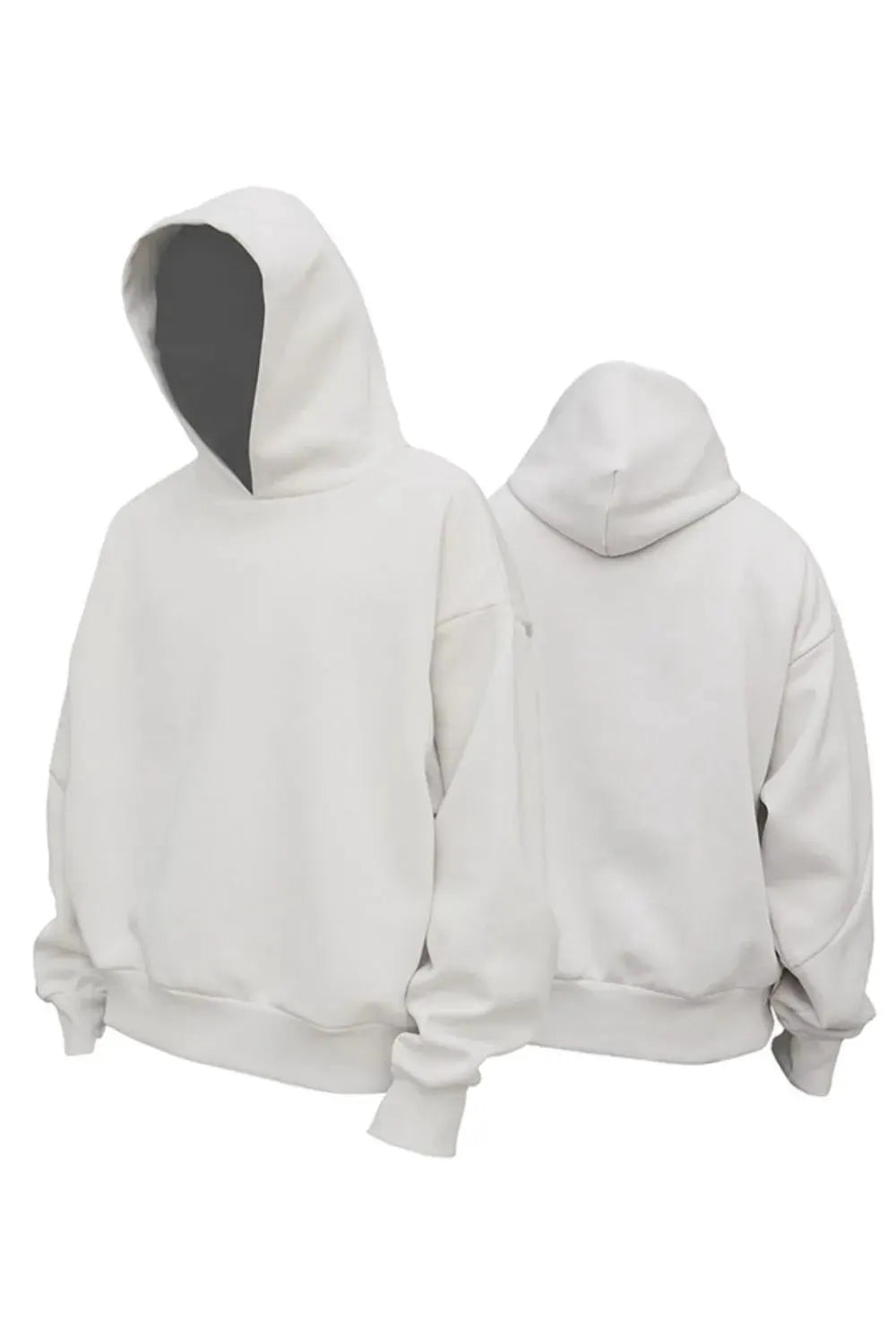 Men's Drop Shoulder Long Sleeve Hoodie by Partner Label