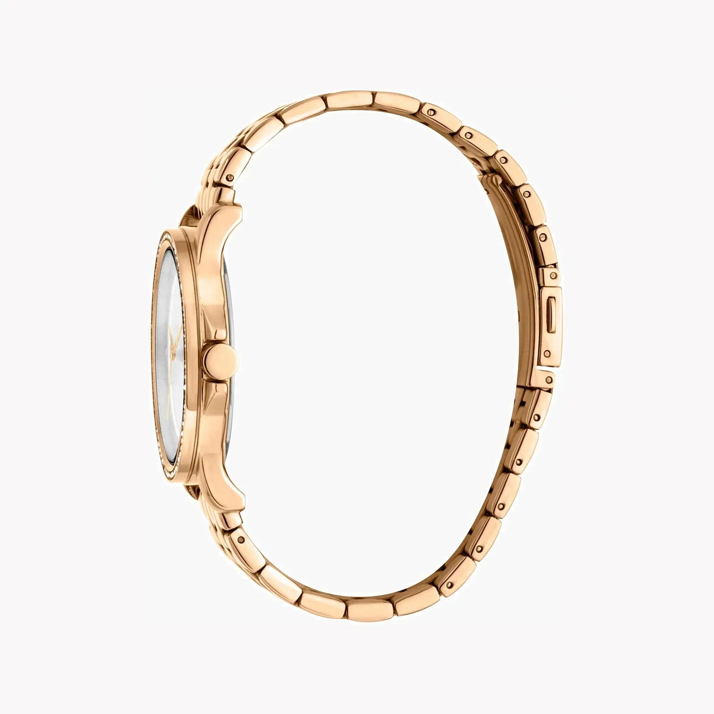 Esprit Women's Rose Gold Stainless Steel Watch, Silver Dial | Es1l192m0015 by ESPRIT